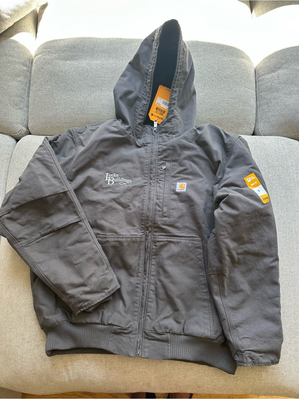 NEW Carhartt Duck Fleece-Lined Canvas Jacket Men’s XXL
